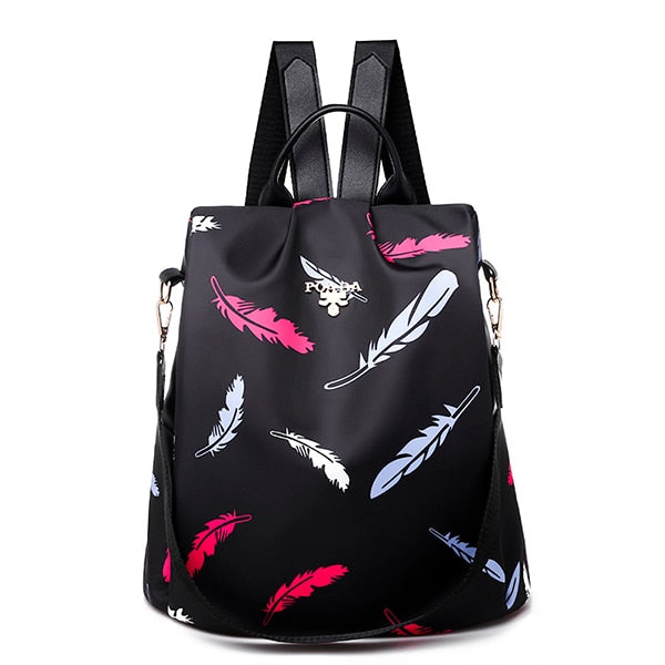 Fashion Anti-theft Women Backpacks Famous Brand High Quality Waterproof Oxford Women Backpack Ladies Large Capacity Backpack