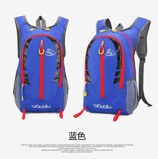 Waterproof Unisex Nylon Backpack 20L Portable Outdoor Travel Hiking Cycling Climbing Sport Bags Ultralight Nylon Backpack