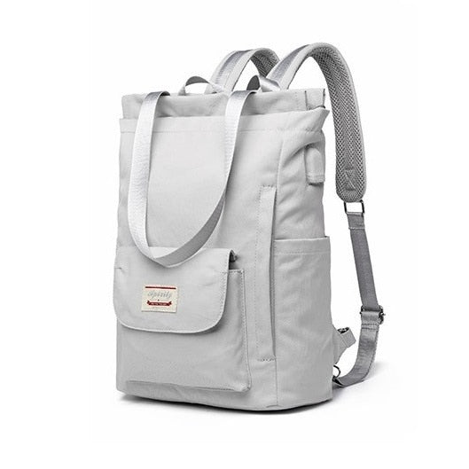 Waterproof Stylish Laptop Backpack women 13 13.3 14 15 15.6 inch  Korean Fashion Oxford Canvas USB College Back pack bag female