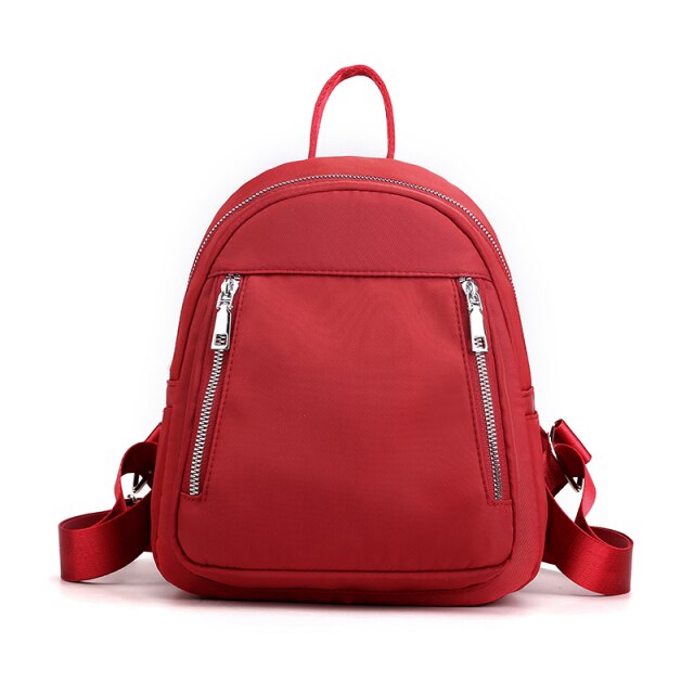 Casual Oxford Backpack Women Travel Waterproof Nylon School Bags for Teenage Girls High Quality Fashion Tote Shoulder Packbag