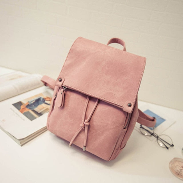 2020 New Arrival Summer Women Backpacks Canvas College Bags For Teenage Girls Ladies' Travel Backpack Black Pink School Bags