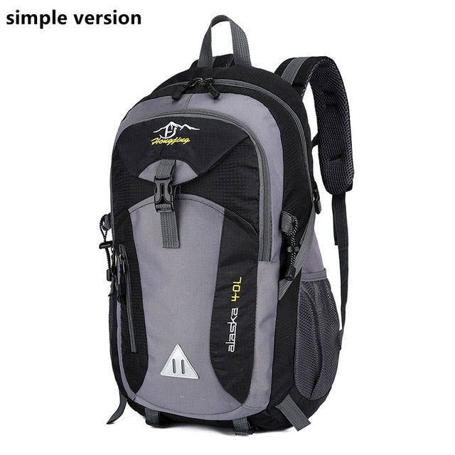 Weysfor 40L Waterproof Men Backpack Travel Pack Sports Bag Pack Outdoor Mountaineering Hiking Climbing Camping backpack For Male