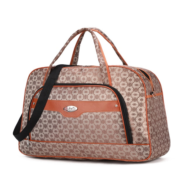 Waterproof Large Capacity Women's Travel Bag Weekend Big Duffle Bags Female Fashion Multifunctional Hand Luggage Shoulder Bag