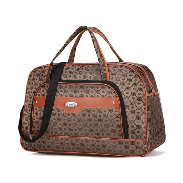 Waterproof Large Capacity Women's Travel Bag Weekend Big Duffle Bags Female Fashion Multifunctional Hand Luggage Shoulder Bag