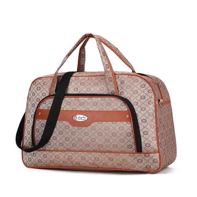 Waterproof Large Capacity Women's Travel Bag Weekend Big Duffle Bags Female Fashion Multifunctional Hand Luggage Shoulder Bag