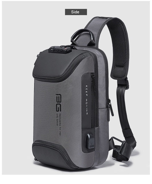 Xiaomi New Fashion casual Outdoor travel crossbody shoulder bag USB charging  Men's chest bag Anti-theft Scratch resistant