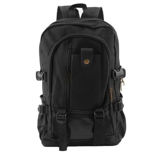 Hot Selling Unisex Backpacks Women Vintage Canvas Backpack Rucksack Preppy School Satchel Men's Travel Shoulder Bag Outdoor Bags