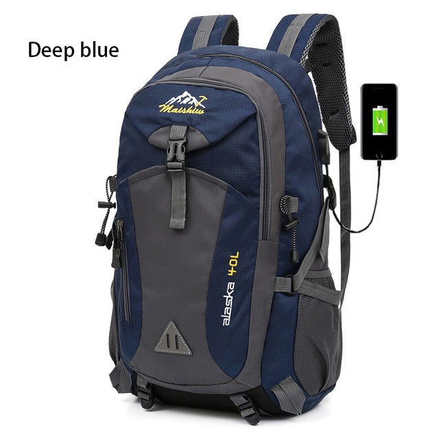 Hot Unisex Mountaineering Waterproof Backpack Men Climbing Hiking Bag Pack Outdoor Camping Travel Backpacks Cycling Sport Bags