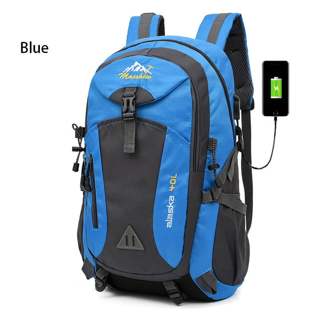 Hot Unisex Mountaineering Waterproof Backpack Men Climbing Hiking Bag Pack Outdoor Camping Travel Backpacks Cycling Sport Bags