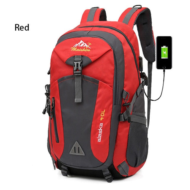 Hot Unisex Mountaineering Waterproof Backpack Men Climbing Hiking Bag Pack Outdoor Camping Travel Backpacks Cycling Sport Bags