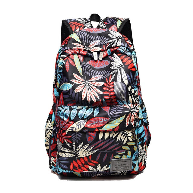 Print Hawaii Style Brand 2021 Backpacks For School Teenagers Girls Bags Fashion Women Travel Back Pack