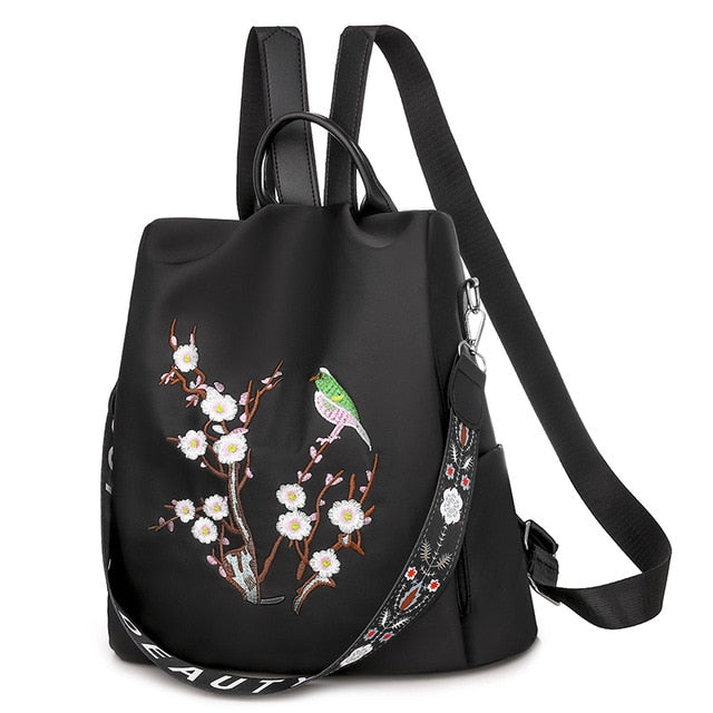 Fashion Anti-theft Women Backpacks Famous Brand High Quality Waterproof Oxford Women Backpack Ladies Large Capacity Backpack