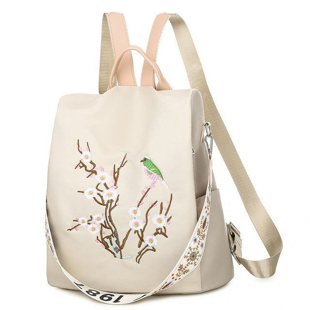 Fashion Anti-theft Women Backpacks Famous Brand High Quality Waterproof Oxford Women Backpack Ladies Large Capacity Backpack