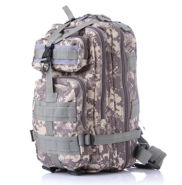 3P Tactical Backpack Military Molle Army Bag Outdoor Hiking Camping Rucksack Traveling Shoulder Bag About 30L