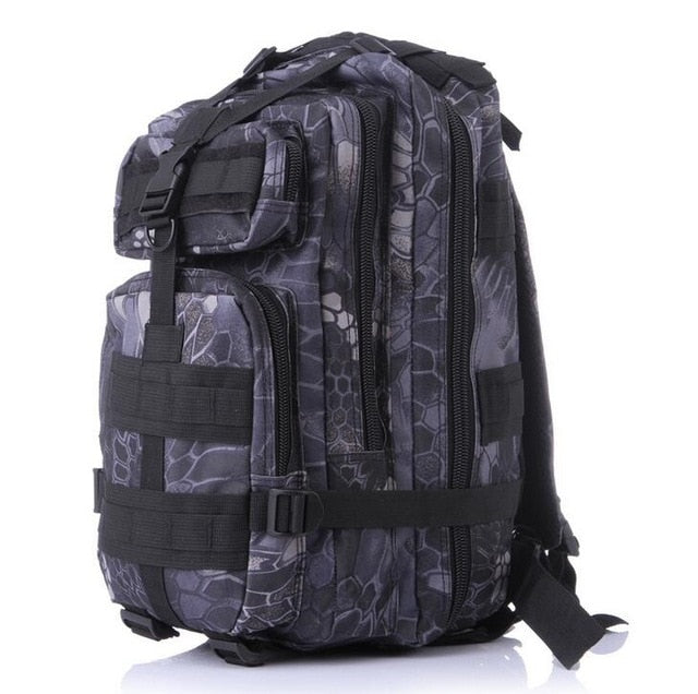 3P Tactical Backpack Military Molle Army Bag Outdoor Hiking Camping Rucksack Traveling Shoulder Bag About 30L