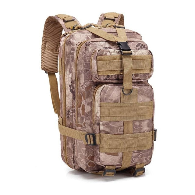 3P Tactical Backpack Military Molle Army Bag Outdoor Hiking Camping Rucksack Traveling Shoulder Bag About 30L