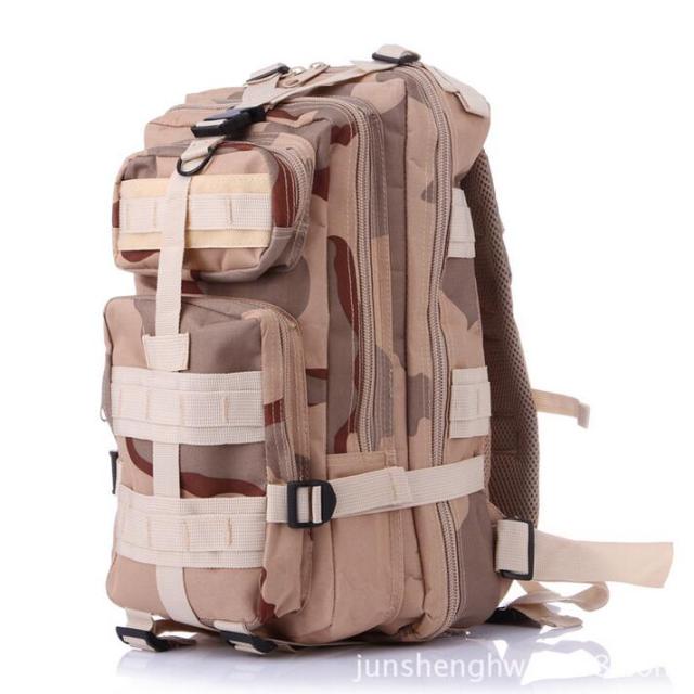 3P Tactical Backpack Military Molle Army Bag Outdoor Hiking Camping Rucksack Traveling Shoulder Bag About 30L