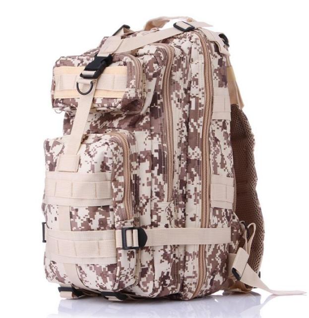 3P Tactical Backpack Military Molle Army Bag Outdoor Hiking Camping Rucksack Traveling Shoulder Bag About 30L