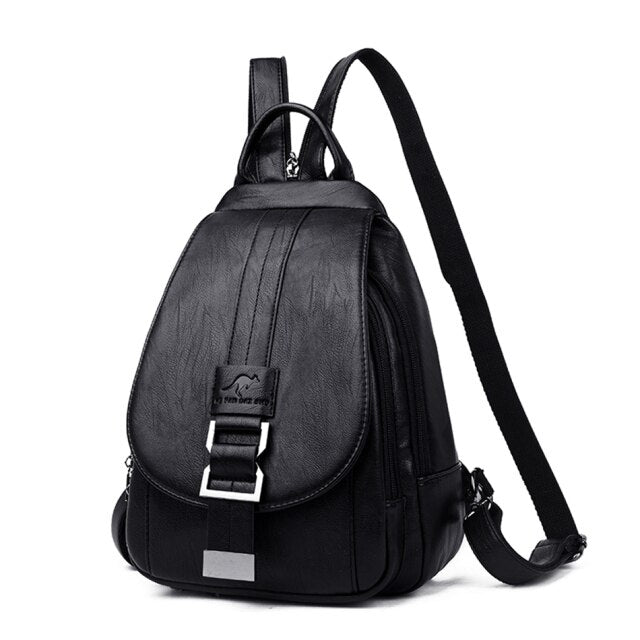 Genuine Brand Travel Backpack Women Soft Leather Shoulder Bags For Women 2021 Designer School Bags For Teenage Girls Mochilas