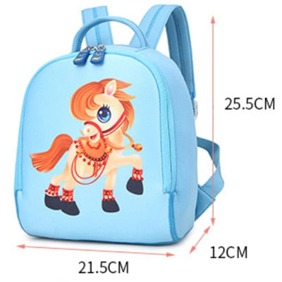 Girl School Bags Child Pink Purple Printing Backpack Kindergarten Cute Girls Children's Schoolbag Waterproof Kids Dropshipping
